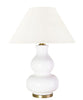 Addison Gourd Table Lamp, White