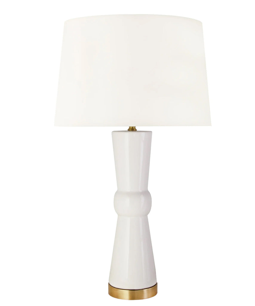 Evans Table Lamp, White