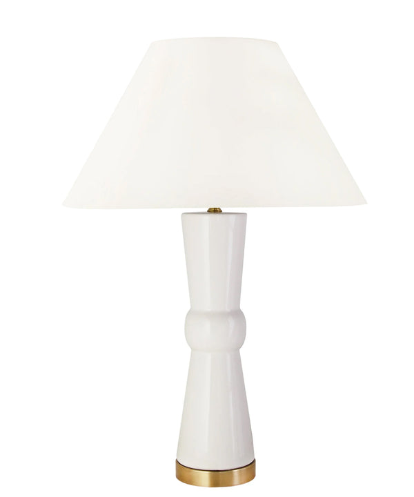 Evans Table Lamp, White