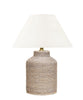 Newtown Rattan Table Lamp, White Wash