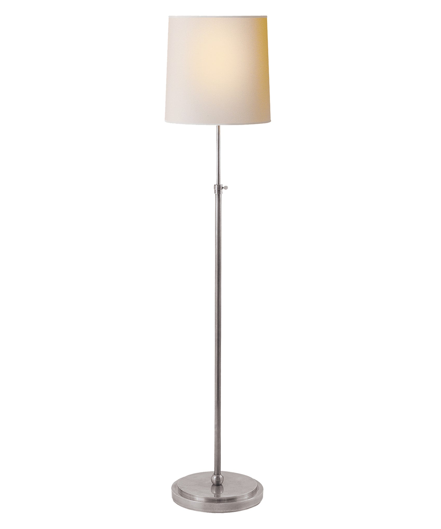 Bryant Adjustable Floor Lamp, Antique Silver – High Street Market