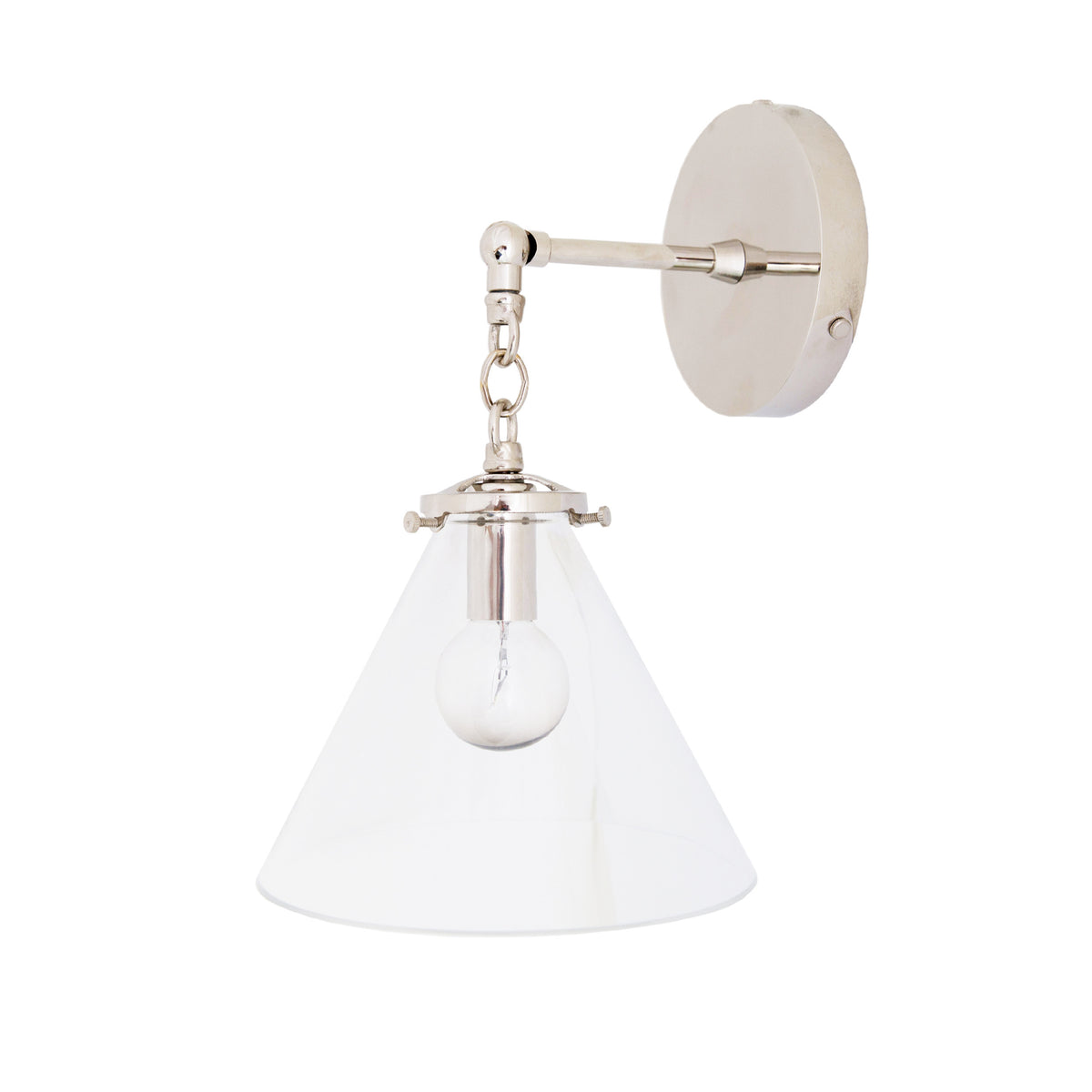 Bennett Pendant with Curved Milk Glass Shade, Hand-Rubbed Antique Bras –  High Street Market